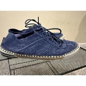 Coach Parson Women's Jute Rope Suede Fashion Shoes Sneakers Size 5.5 Blue